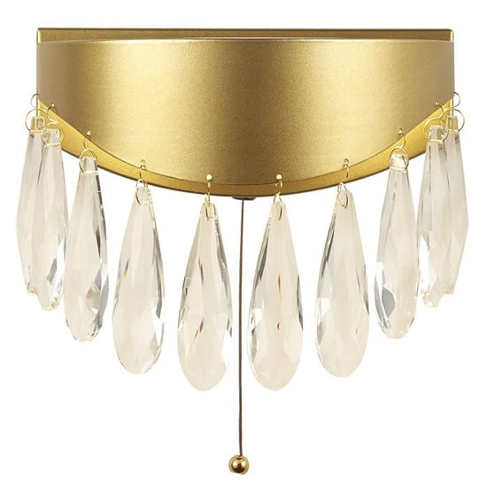 Product photograph of Jewel Led Crystal Wall Light In Gold from Furniture in Fashion