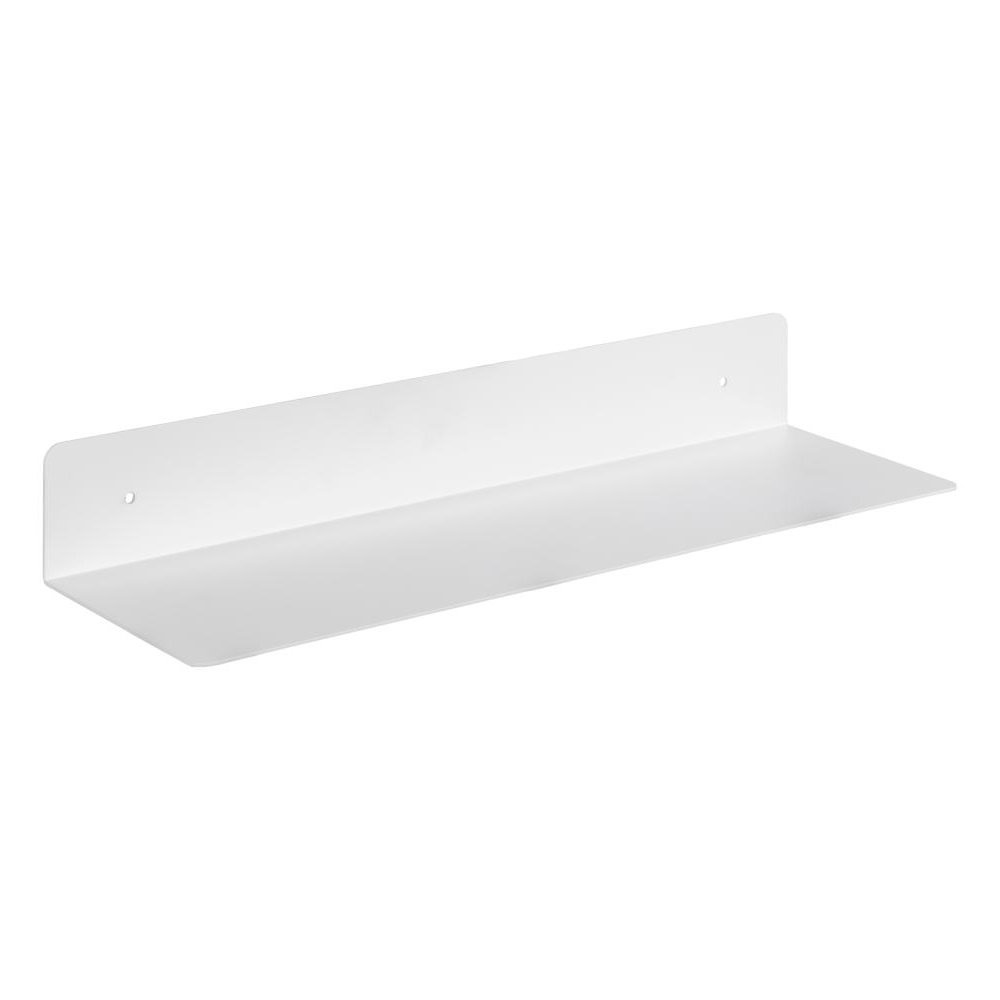 Jicama Metal Wall Shelf In Matt White