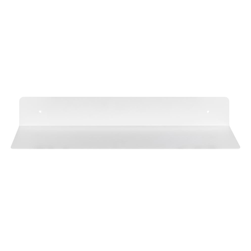 Jicama Metal Wall Shelf In Matt White