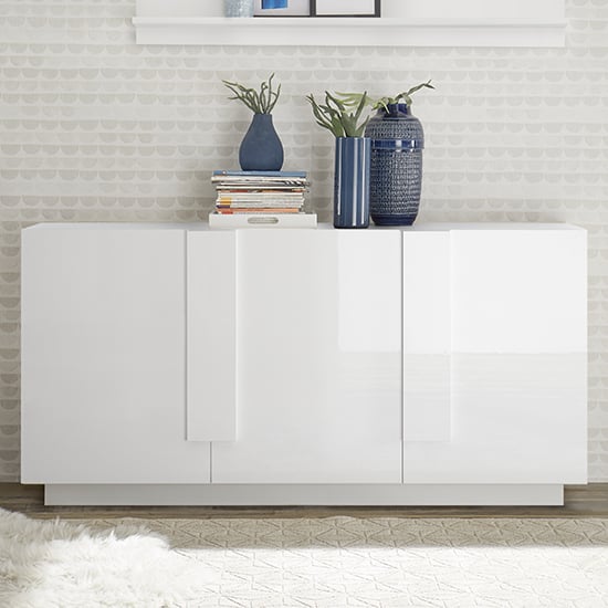 Read more about Jining high gloss sideboard with 3 doors in white