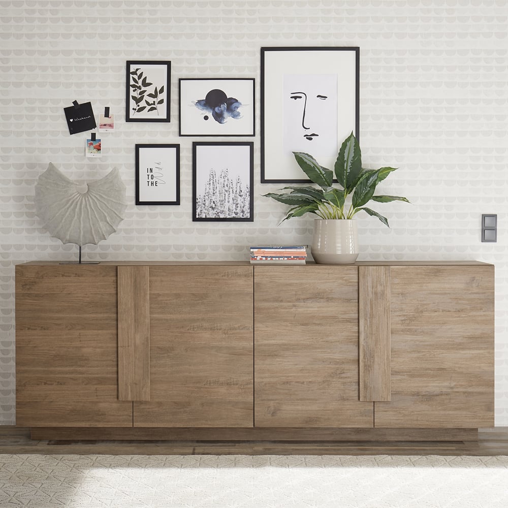Read more about Jining wooden sideboard with 4 doors in mercure