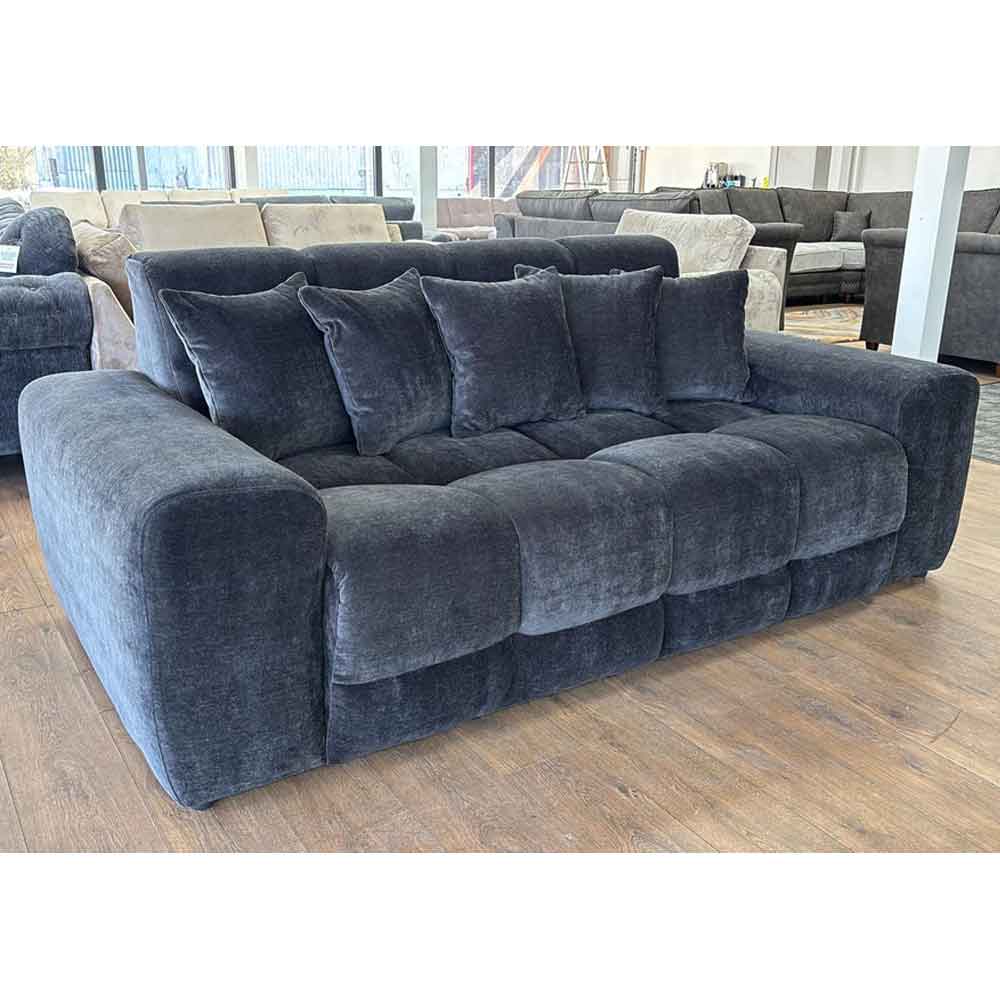 Jisaro Fabric 3 Seater Sofa in Natural