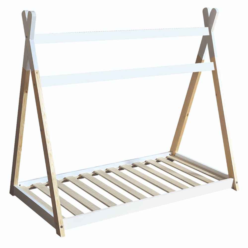 Joliette Wooden Toddler House Bed In White