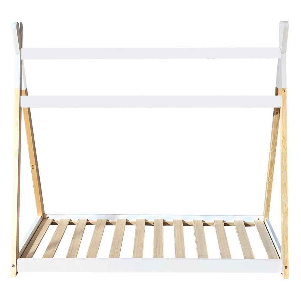 Joliette Wooden Toddler House Bed In White
