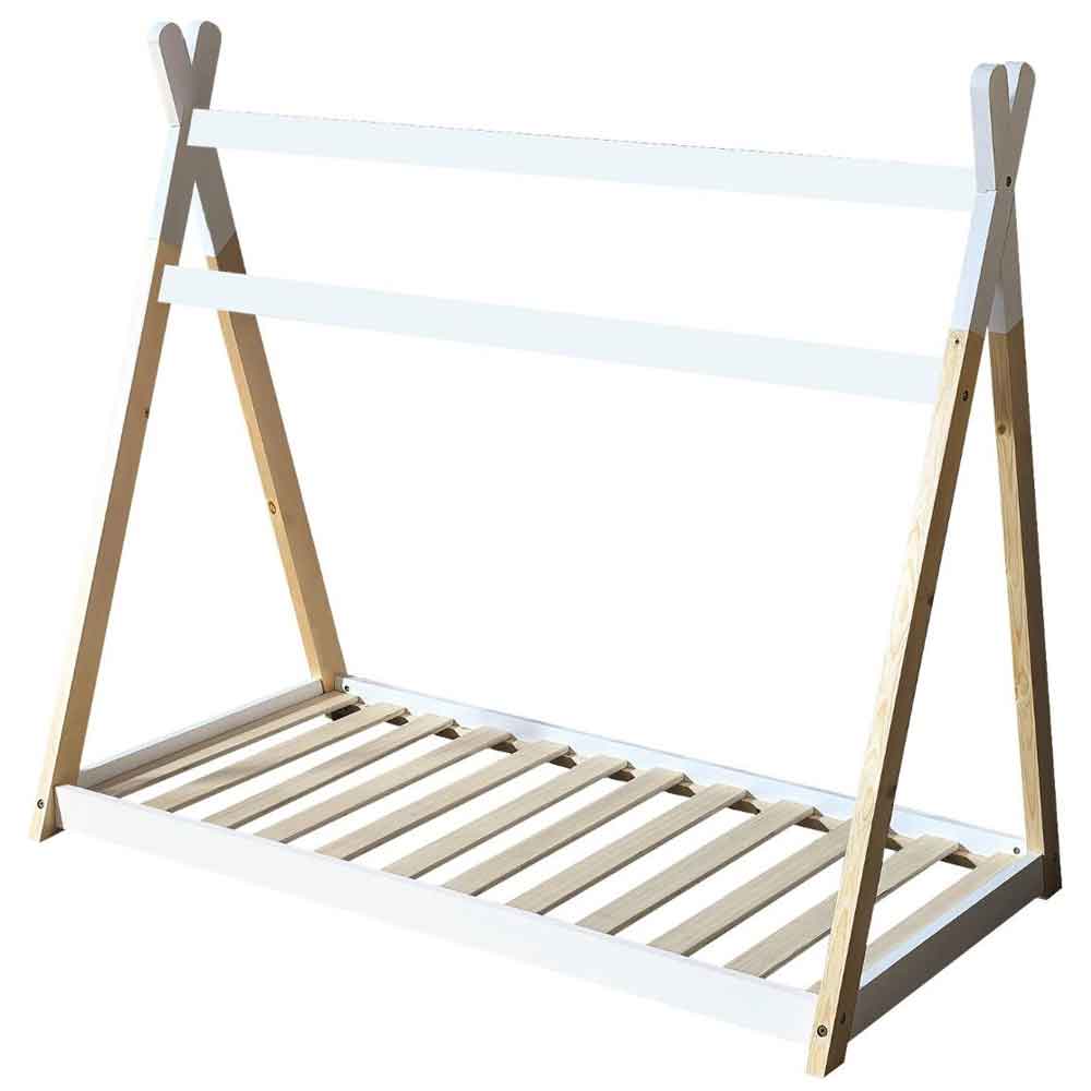 Joliette Wooden Toddler House Bed In White
