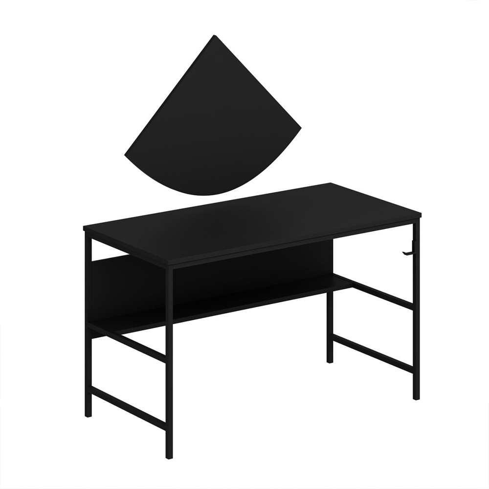 Jomix Wooden Laptop Desk in Black