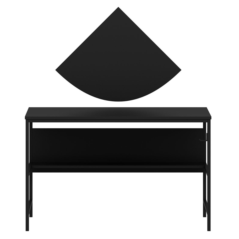 Jomix Wooden Laptop Desk in Black