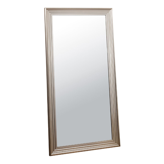 Read more about Jordan bevelled leaner floor mirror in silver