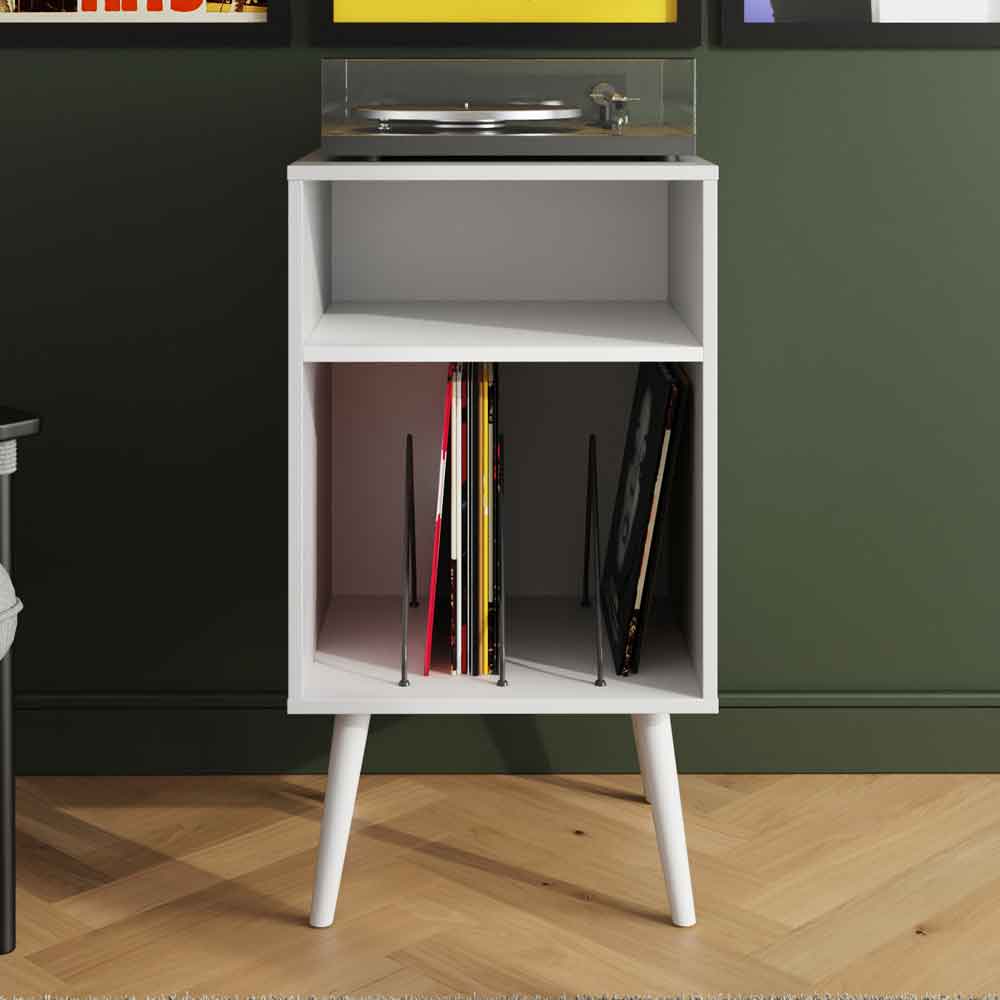 Jordan Fabric Home And Office Cabinet With 2 Shelves in White