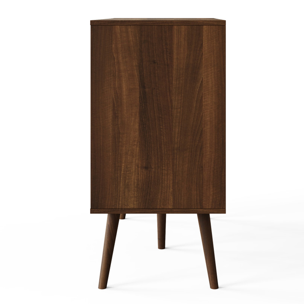 Jordan Wooden Filing Cabinet with 2 Drawers in Walnut
