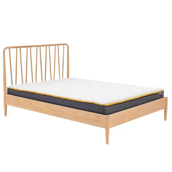 Jordan Wooden King Bed In Oak