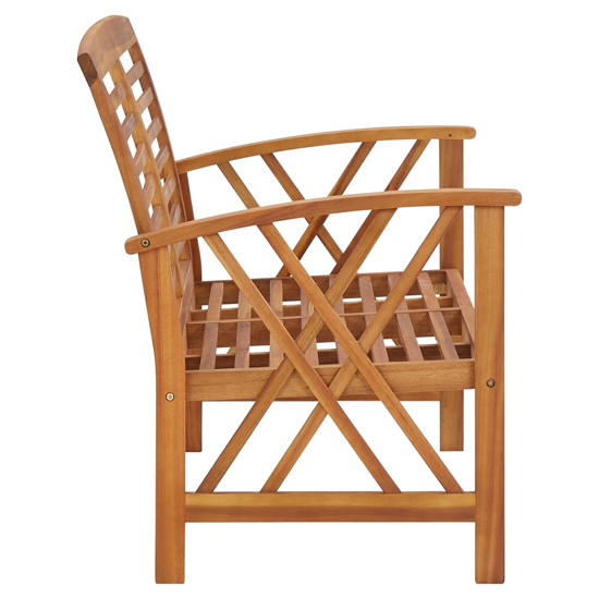 Josie Wooden Garden Seating Bench In Natural