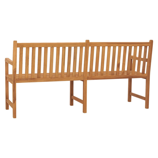 Jota 180cm Wooden Garden Seating Bench In Natural_3