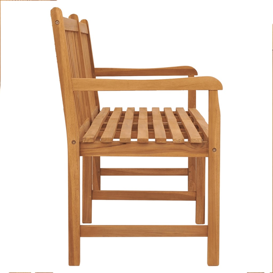 Jota 180cm Wooden Garden Seating Bench In Natural_4