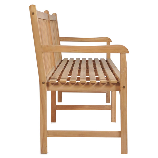 Jota 228cm Wooden Garden Seating Bench In Natural_3