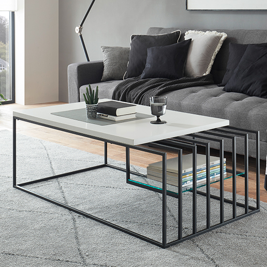 Read more about Juba wooden coffee table in matt white