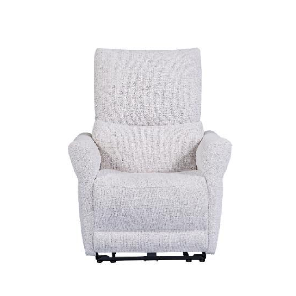 Juneau Fabric Recliner 1 Seater Sofa In Biscuit