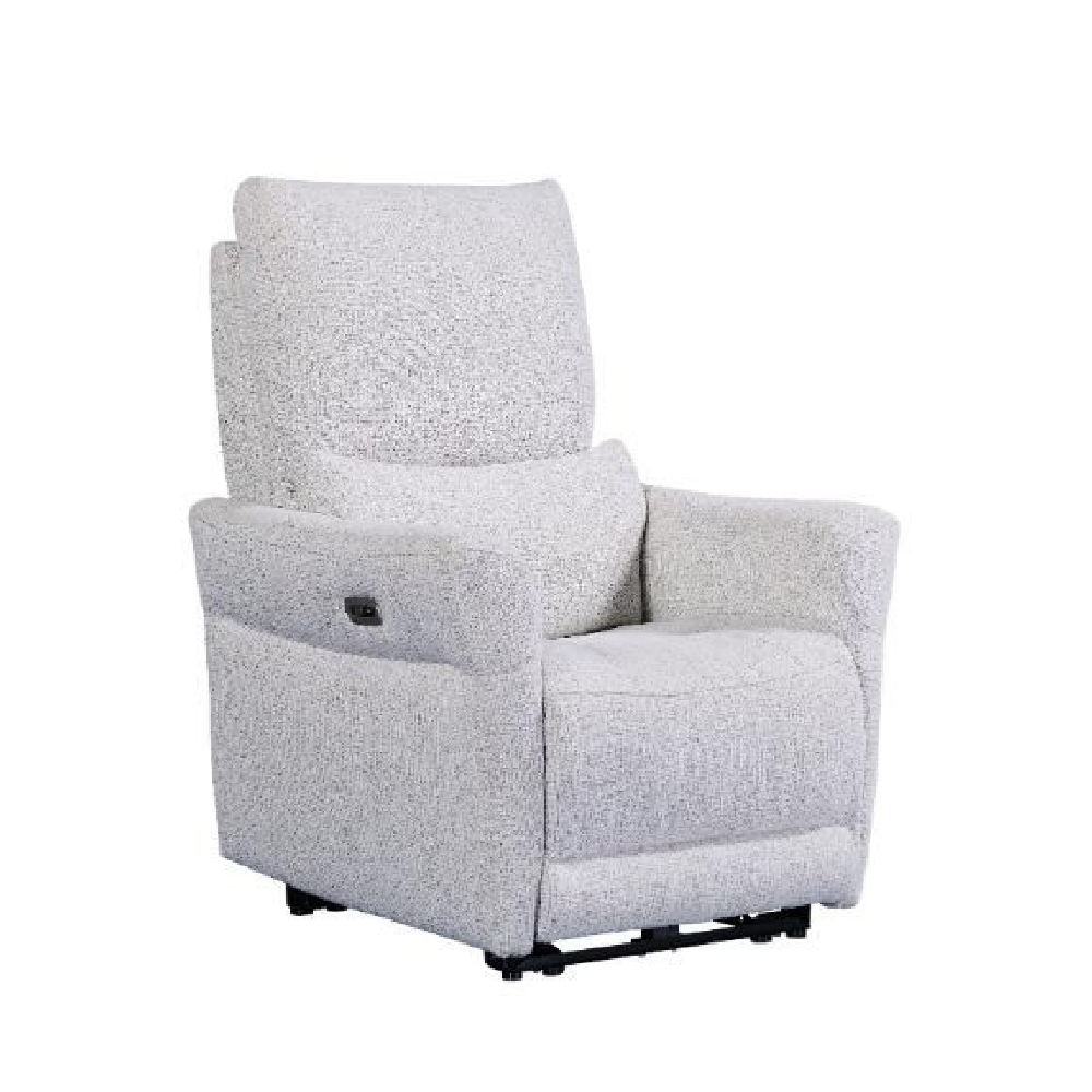 Read more about Juneau fabric recliner 1 seater sofa in biscuit