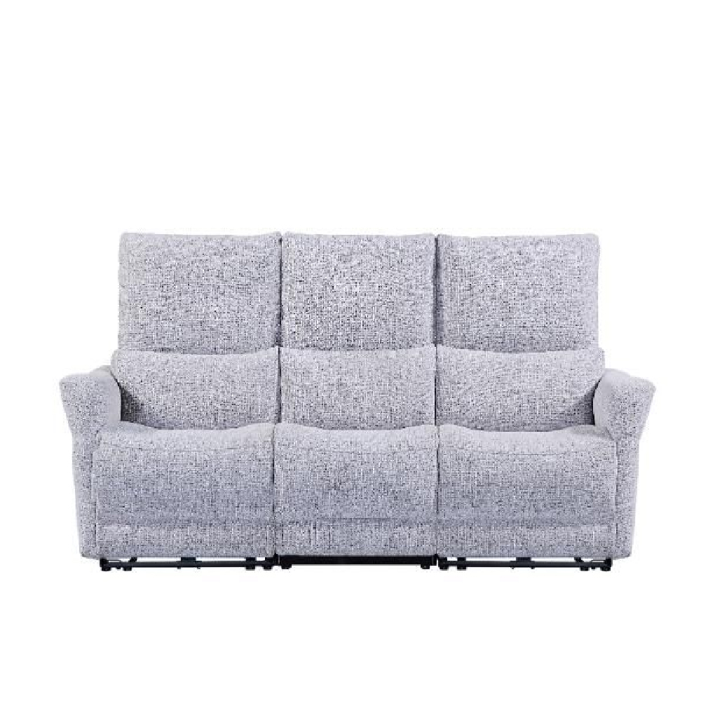 Juneau Fabric Recliner 3 Seater Sofa In Dove