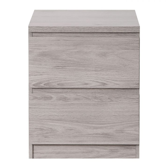 Jadiel Bedside Cabinet In Grey Oak With 2 Drawers_3