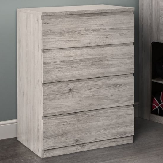 Jadiel Chest Of Drawers In Grey Oak With 4 Drawers_1