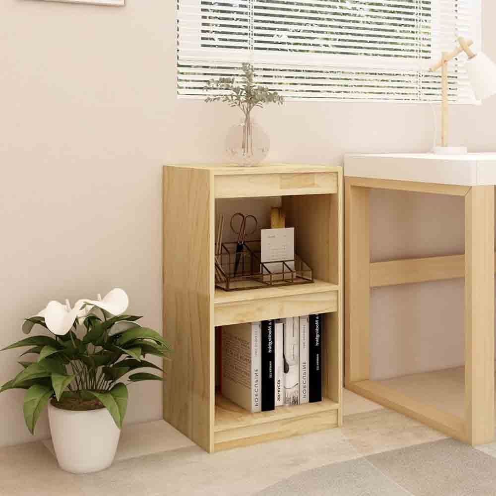 Read more about Jupiter wooden bookcase with 2 compartments in natural