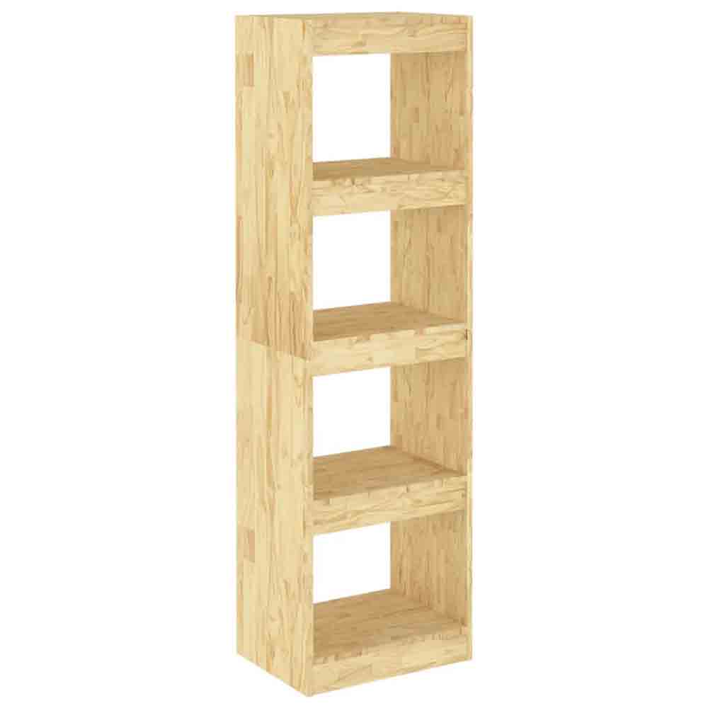 Jupiter Wooden Bookcase With 4 Compartments In Natural