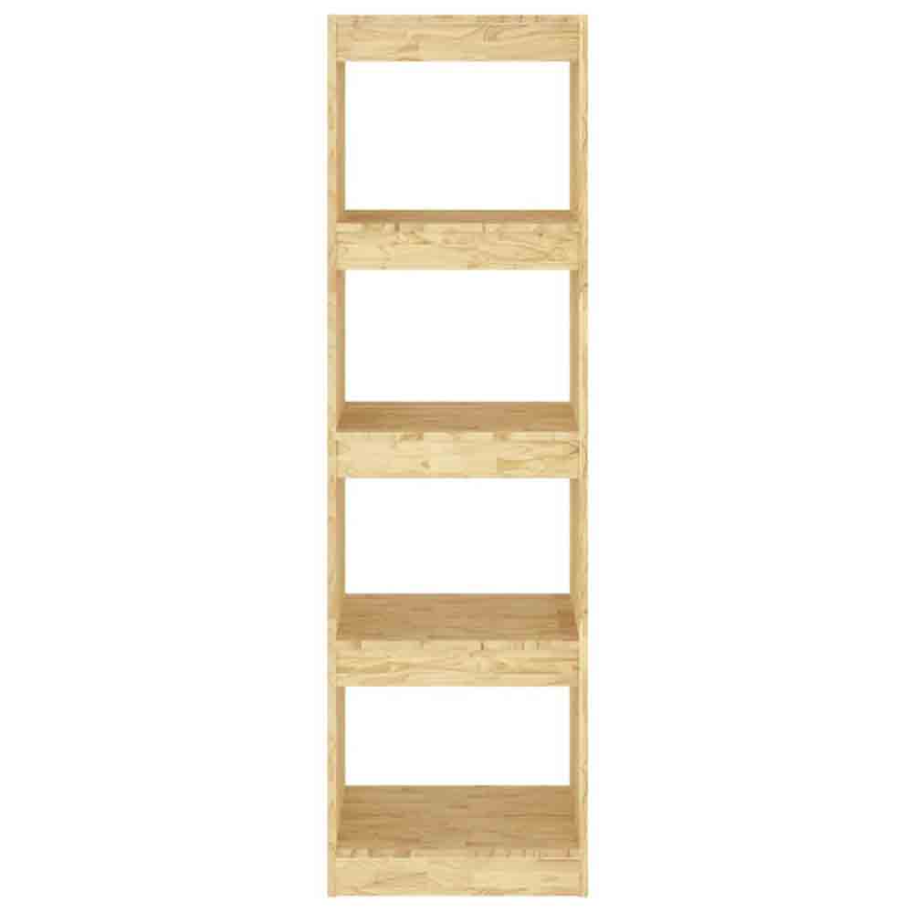Jupiter Wooden Bookcase With 4 Compartments In Natural