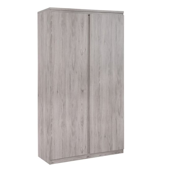 Read more about Jadiel wooden wardrobe in grey oak with 2 doors