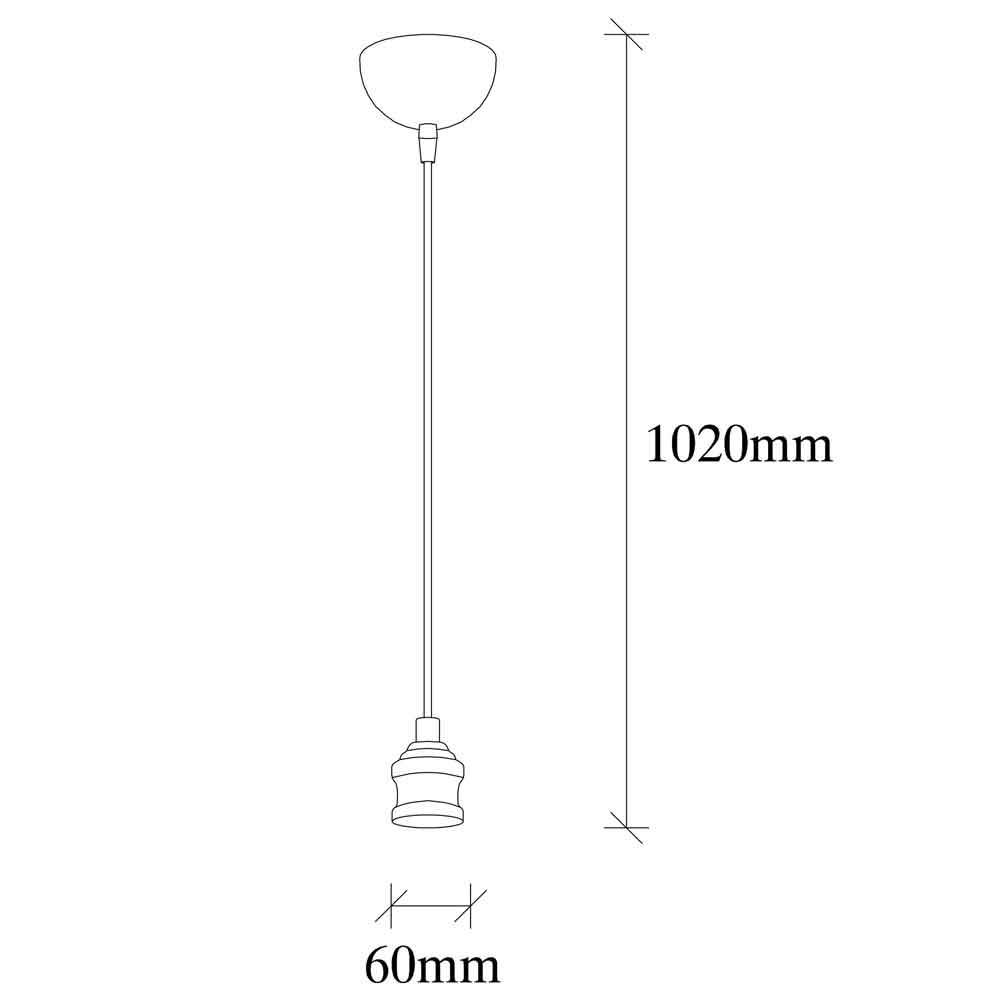 Kabluni Metal Ceiling Pendant Light in Vintage