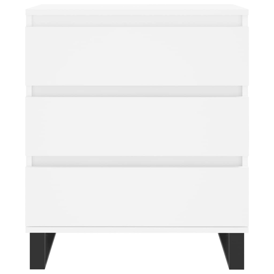 Kacia Wooden Chest Of 3 Drawers In White