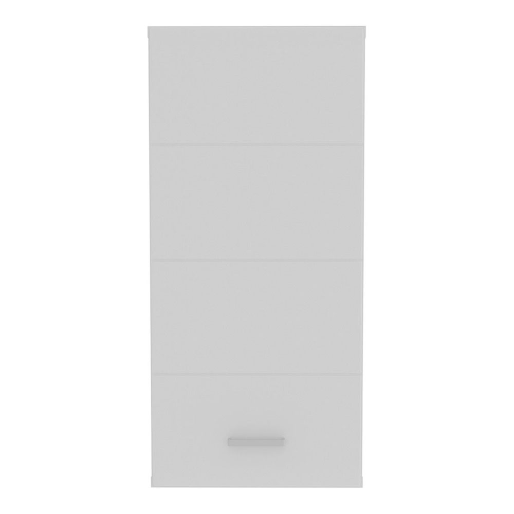 Kaelio Wooden Wall Mounted Bathroom Storage Cabinet with White High Gloss Front