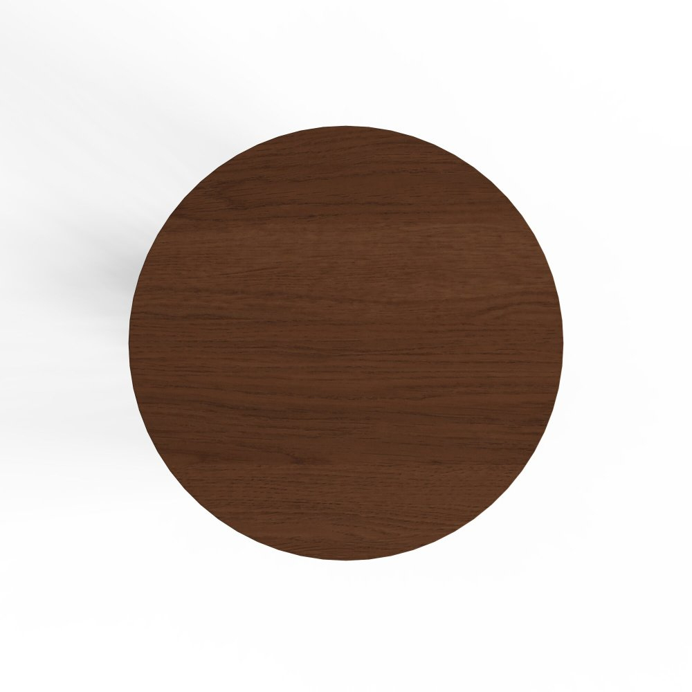 Kaevor Wooden Side Table in Walnut