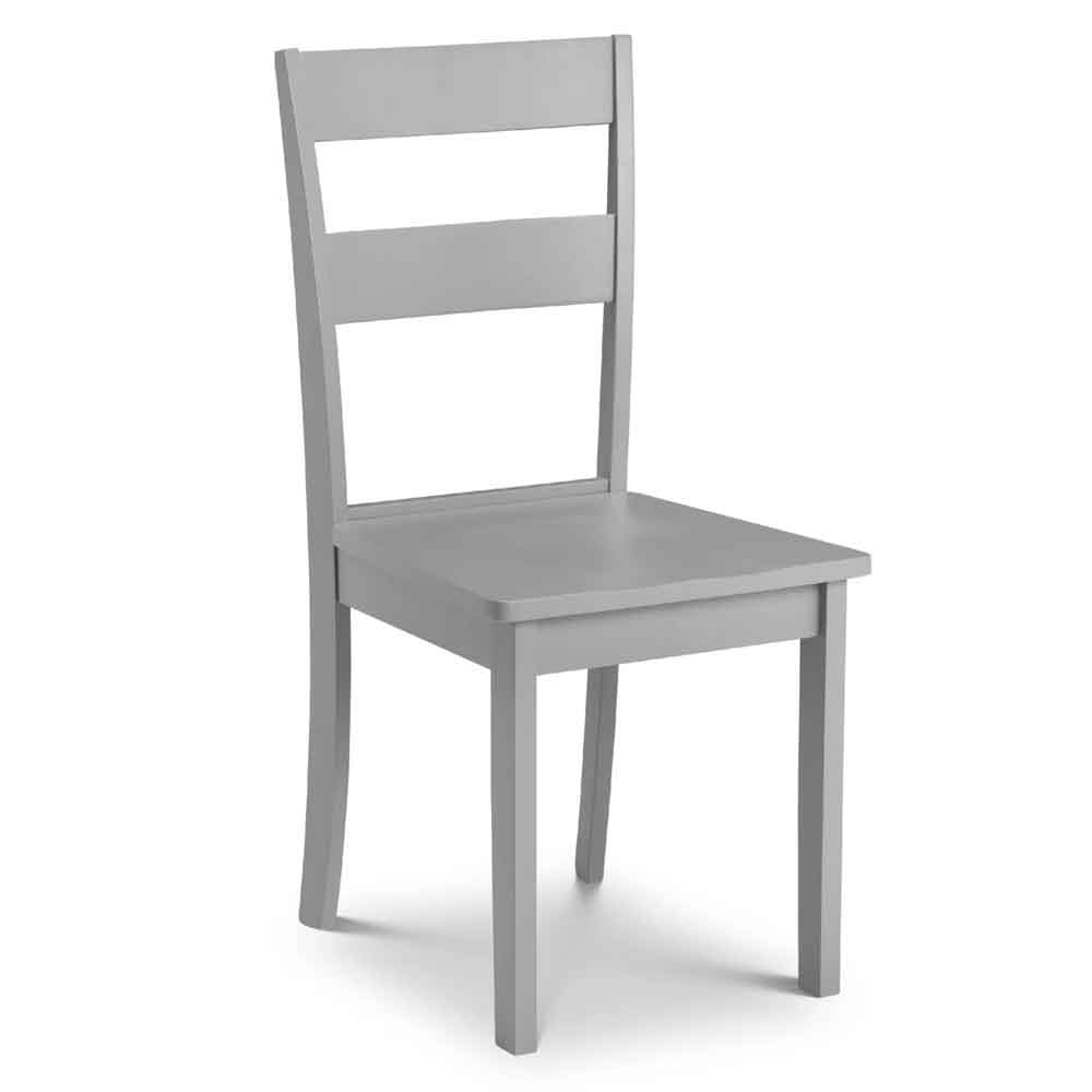 Kalare Grey Wooden Dining Chair in Pair