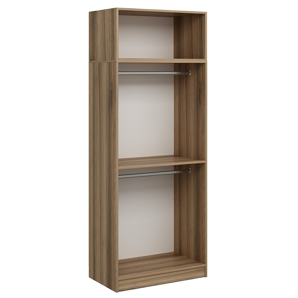 Kale H235cm Wooden Wardrobe with 3 Doors in Oak