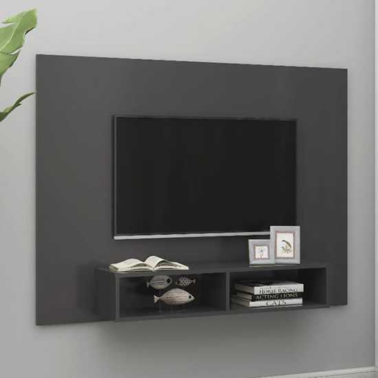 Kalona Wooden Wall Hung Entertainment Unit In Grey_2