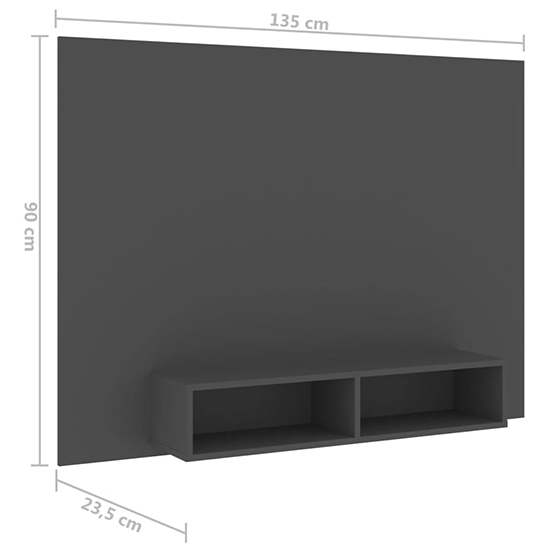 Kalona Wooden Wall Hung Entertainment Unit In Grey_6
