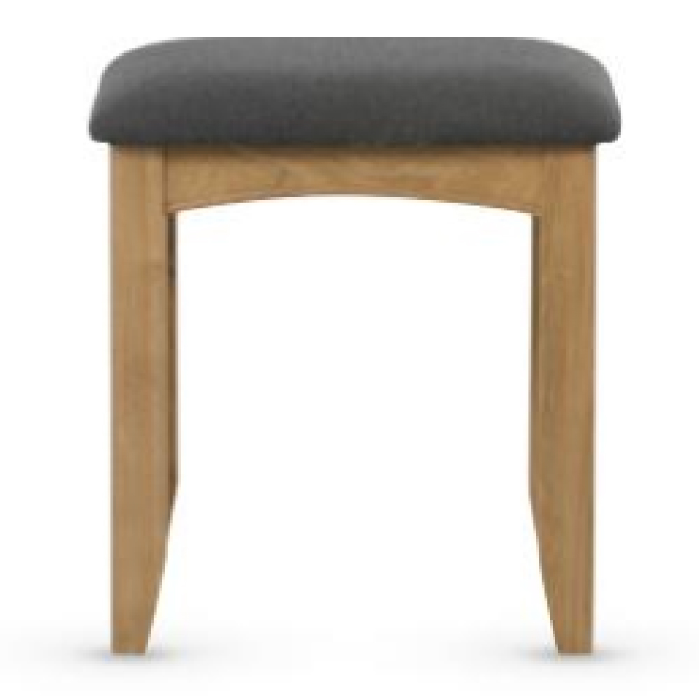 Kamiah Wooden Dressing Table With Stool In Oak