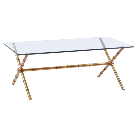 Product photograph of Kamui Rectangular Coffee Table With Tempered Glass Top from Furniture in Fashion