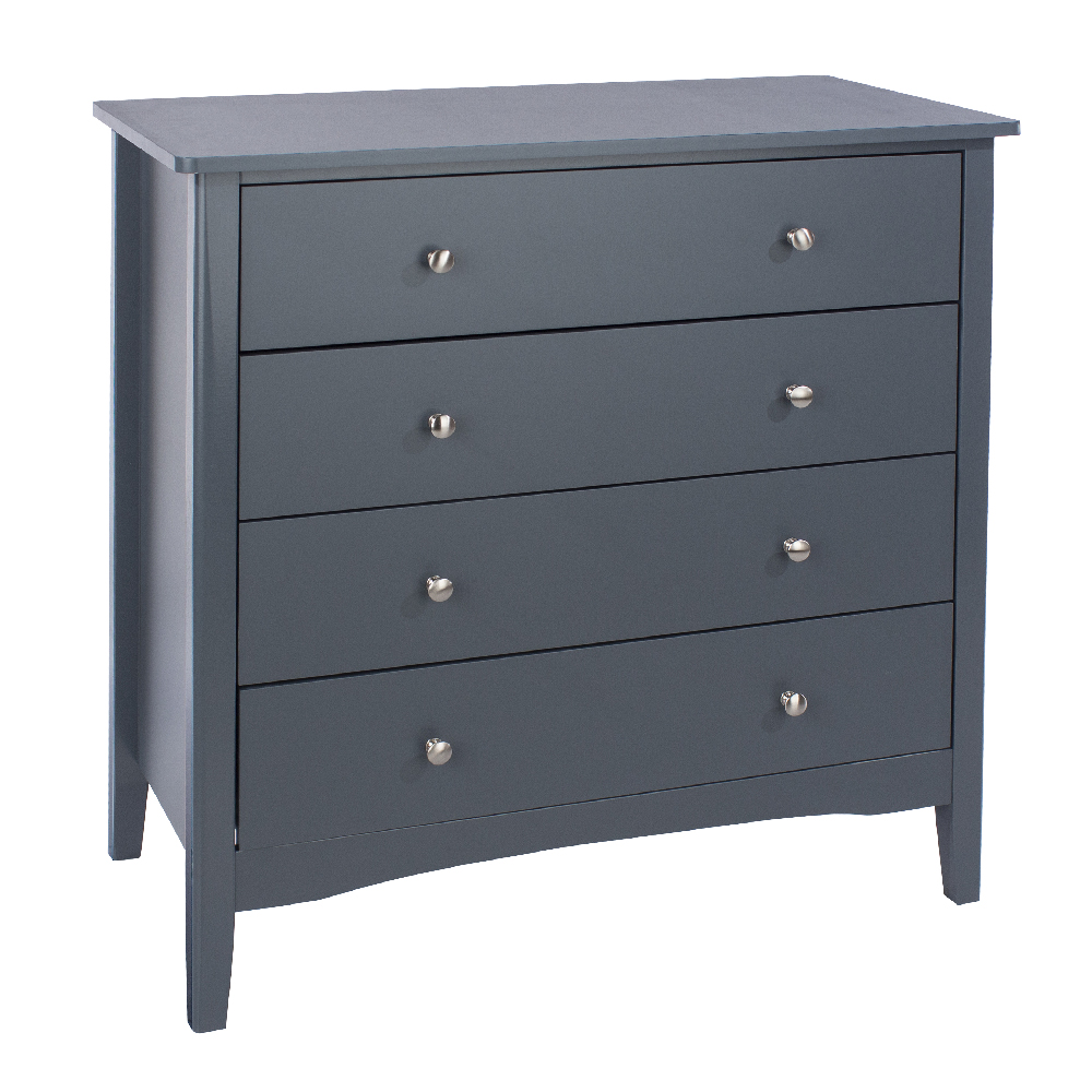Read more about Kamuy wooden chest of 4 drawers in midnight blue