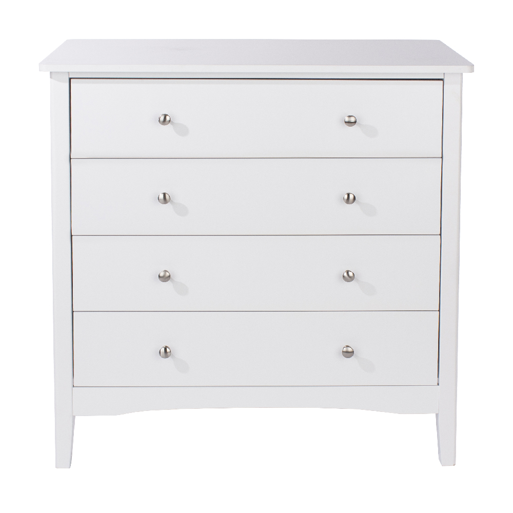 Kamuy Wooden Chest Of 4 Drawers In White