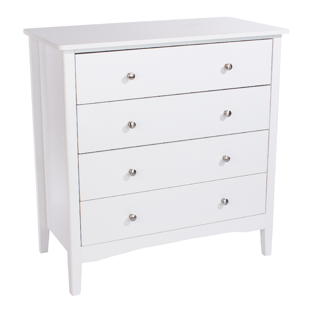 Read more about Kamuy wooden chest of 4 drawers in white