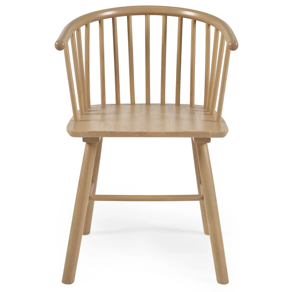 Kanata Light Brown Wooden Dining Chairs - Pair
