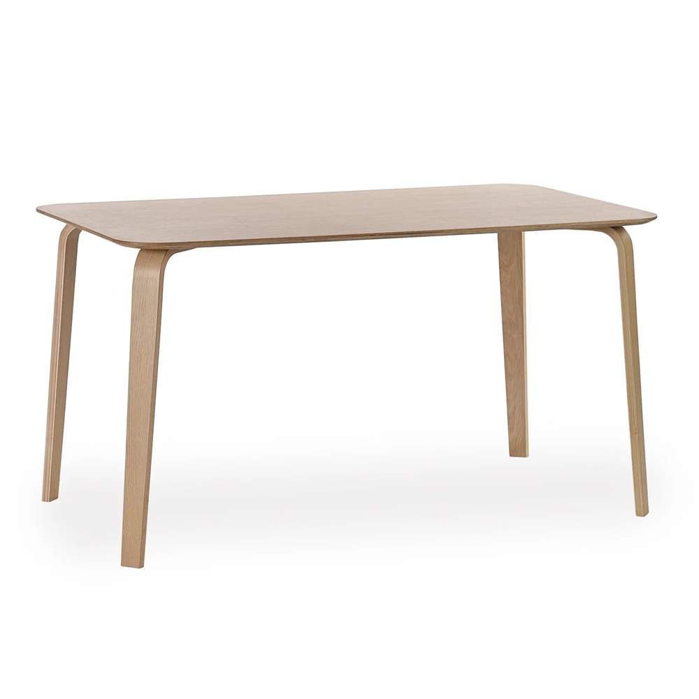 Kanata Oak Wooden Rectangular Dining Table With Reno 4 Chairs