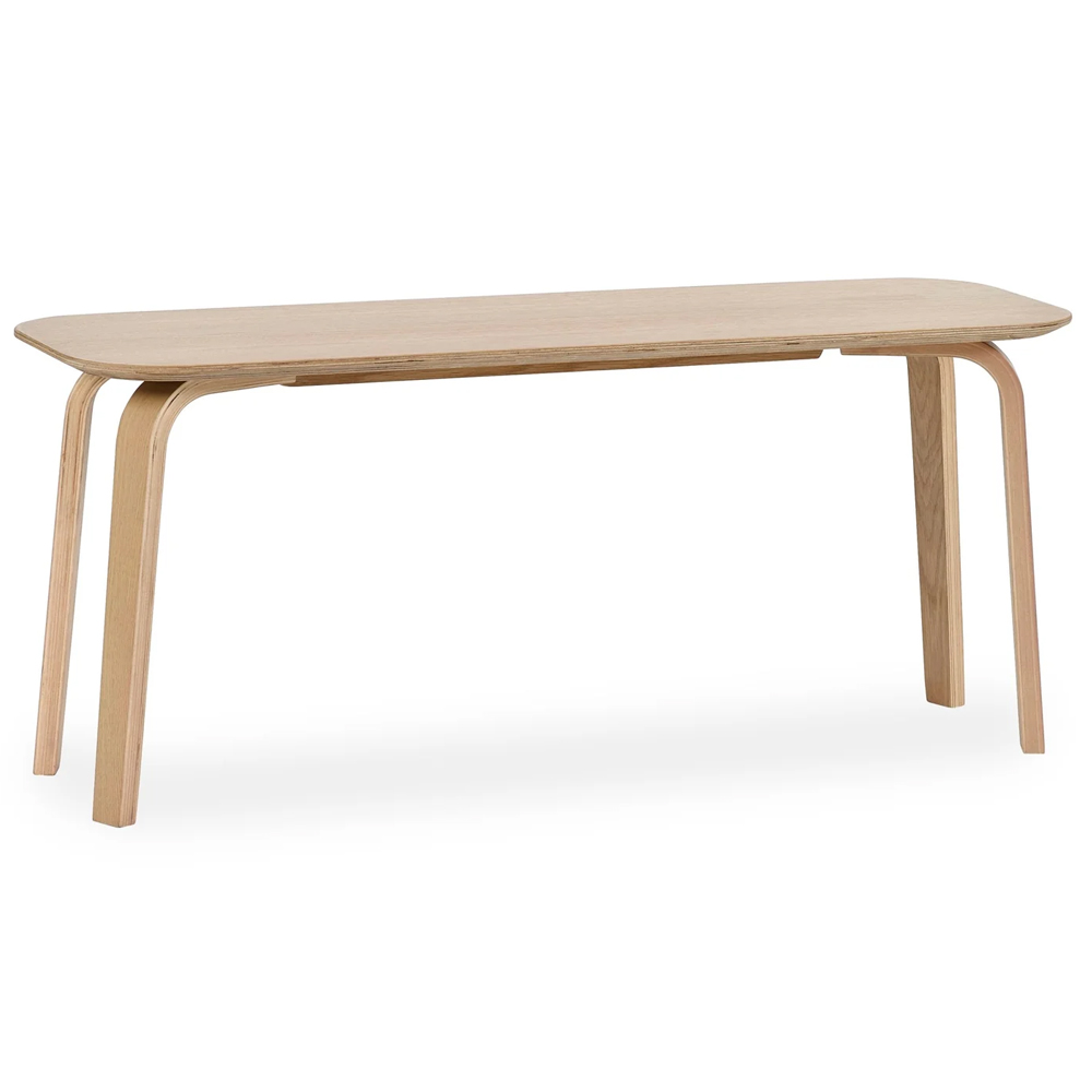 Kanata Wooden Dining Bench - Light Brown