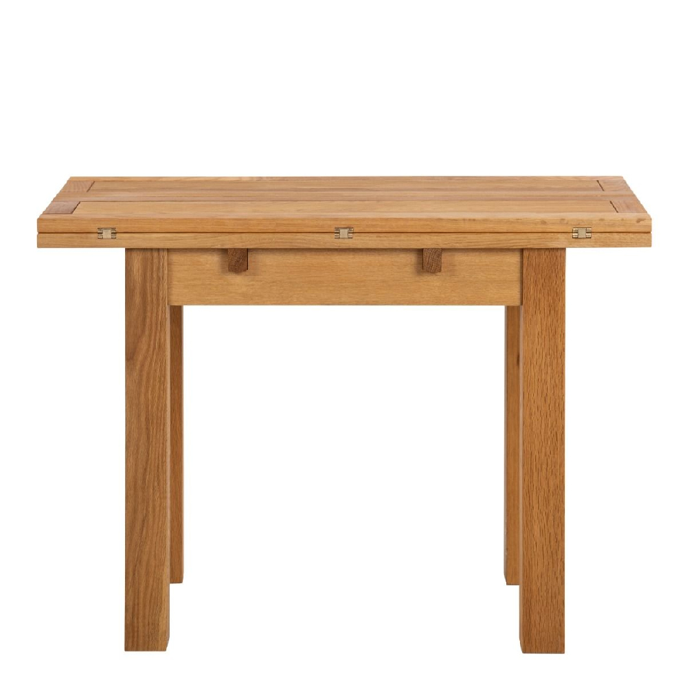 Kanata Wooden Extending Dining Table In Oak