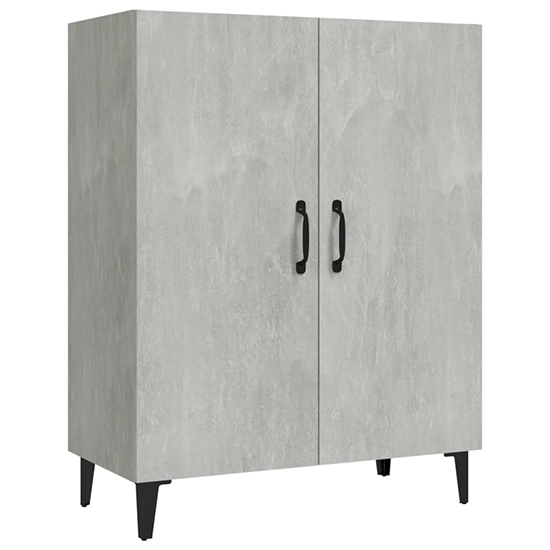 Kaniel Wooden Sideboard With 2 Doors In Concrete Effect