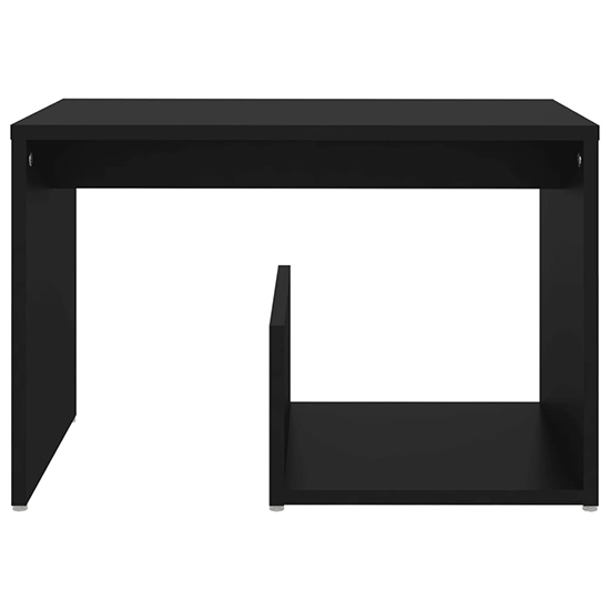 Kanoa Wooden Side Table With Ample Storage In Black_3