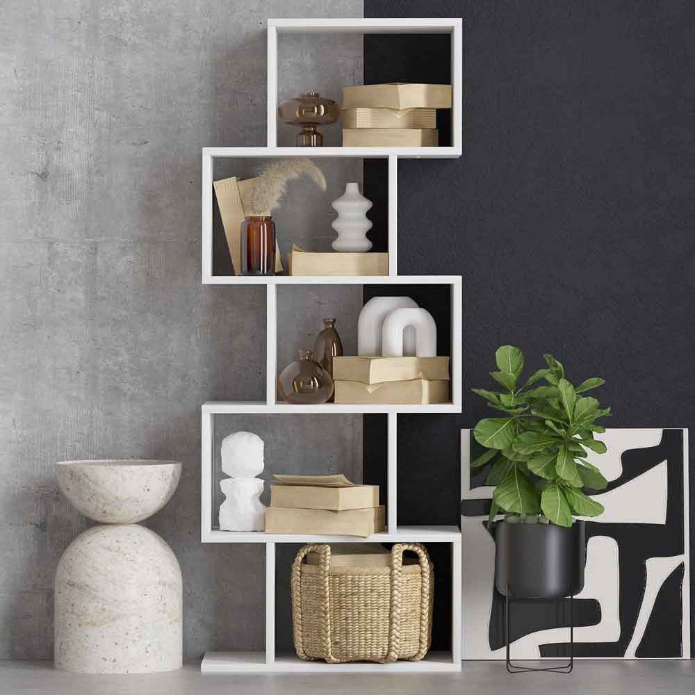 Kanso Wooden Display Unit in White