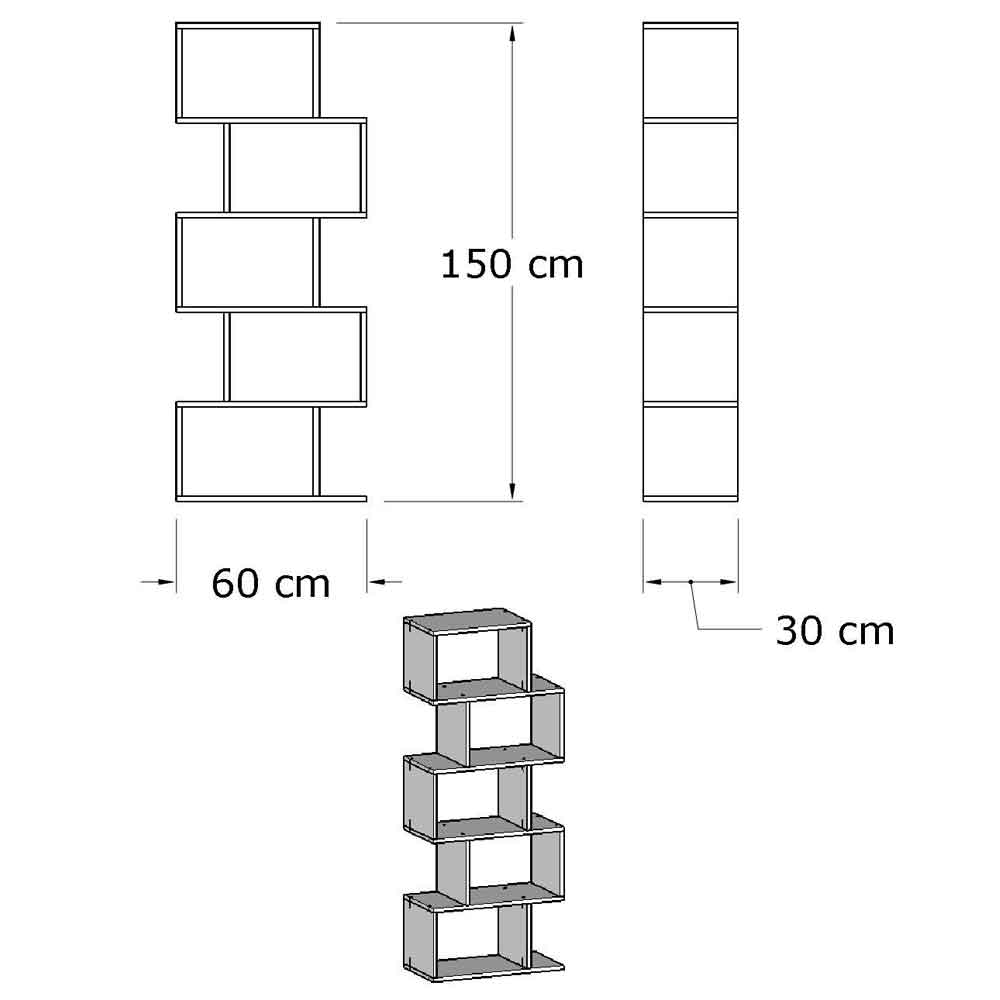 Kanso Wooden Display Unit in White
